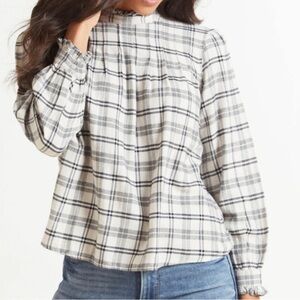 Rails NWOT Ariana Blouse Onyx/Ivory Size Medium